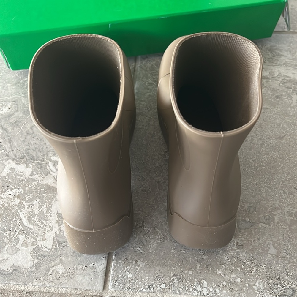 Bottega Veneta Men's Puddle Rain Boots Ankle Boots, Brown Size 42 New +DustBag - Picture 4 of 11